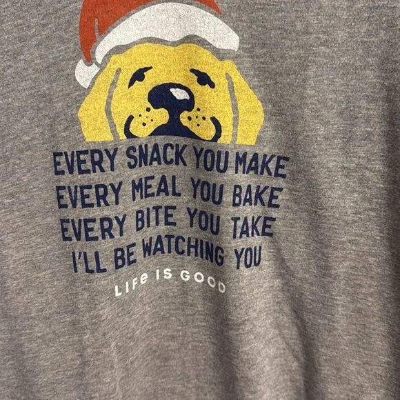 NWT Life is Good Women's Gray T-Shirt Size Medium - Picture 2 of 6